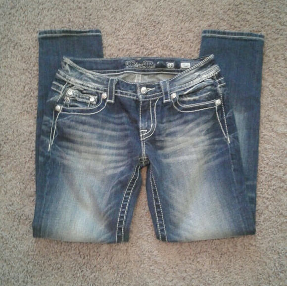 Miss Me Denim - Miss Me signature skinny jeans w/ western pockets